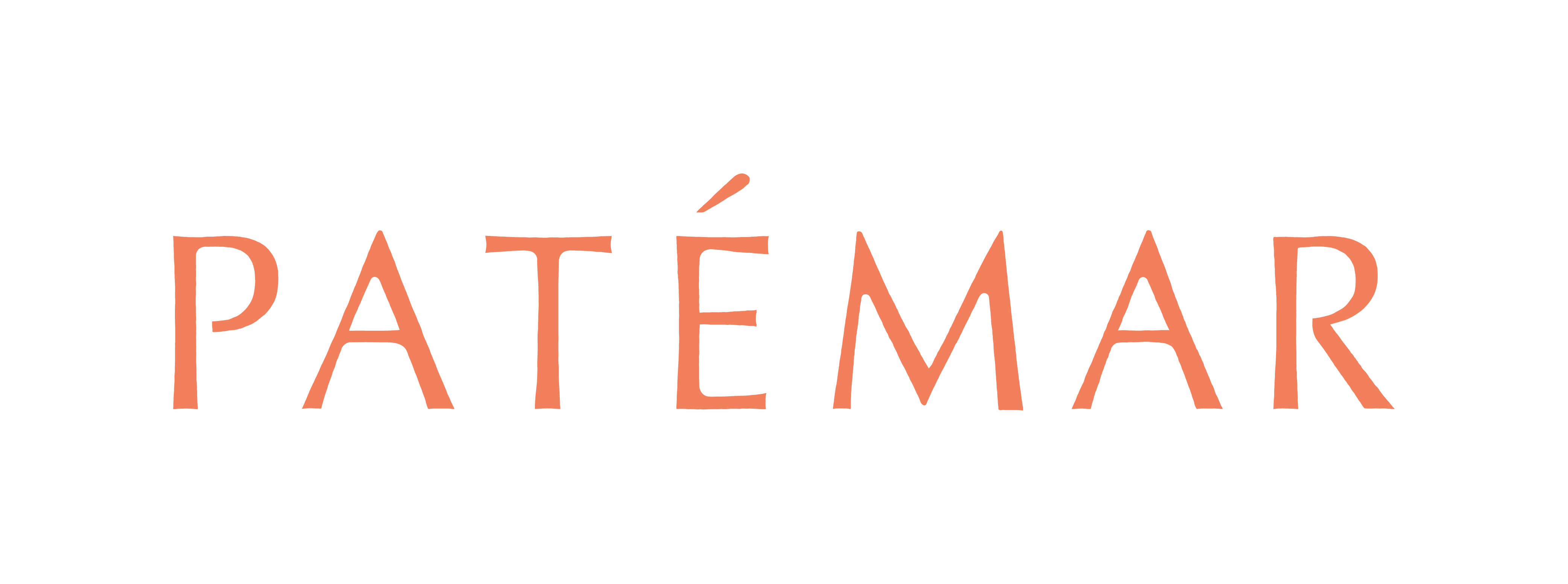 Patémar logo in signature Cantaloupe Orange