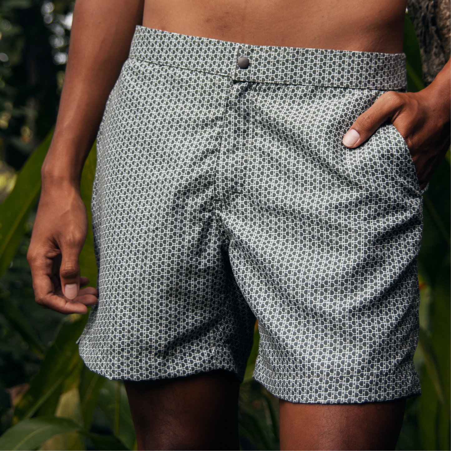 Men's Green Swim Shorts