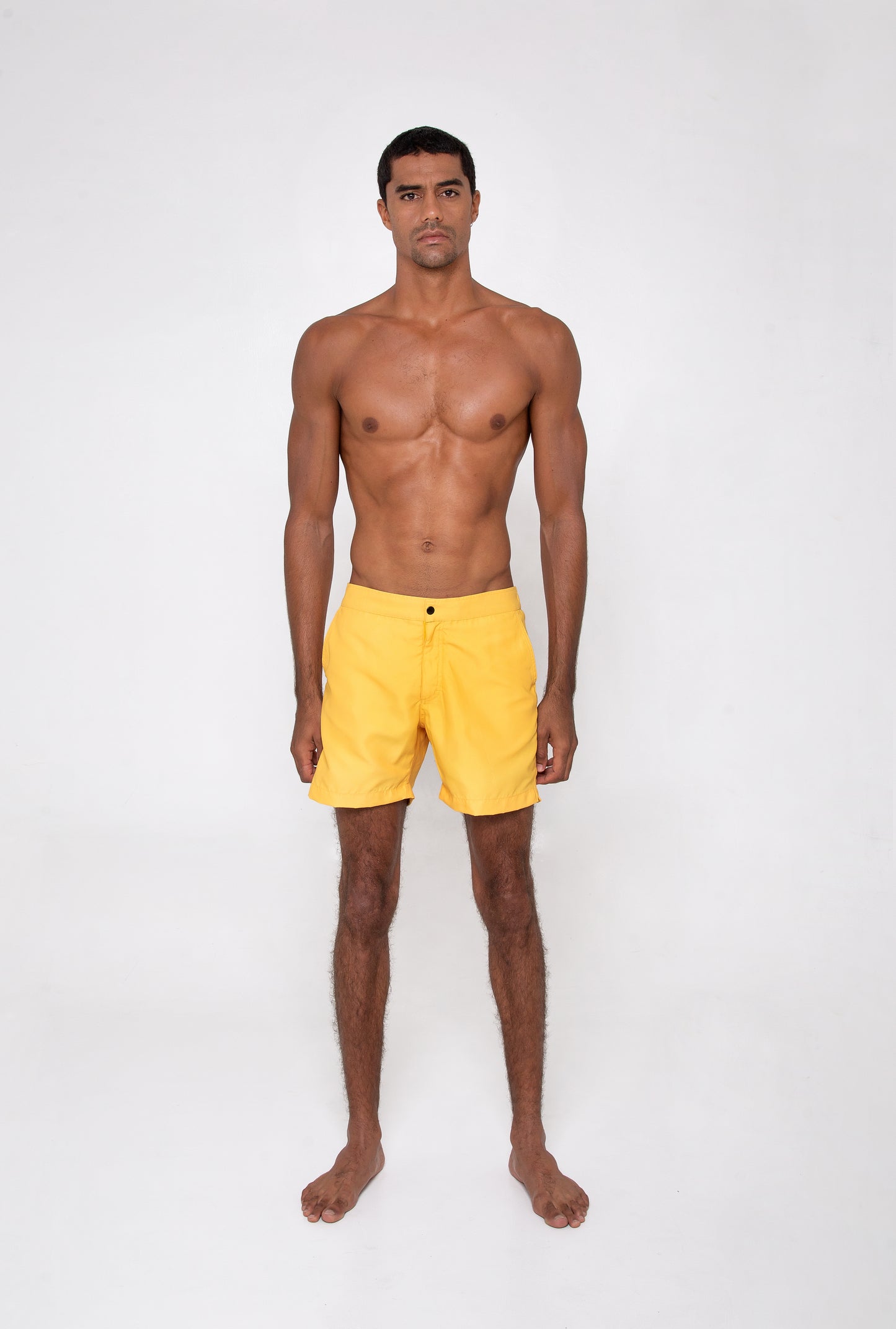 Daff Yellow Swim Shorts 
