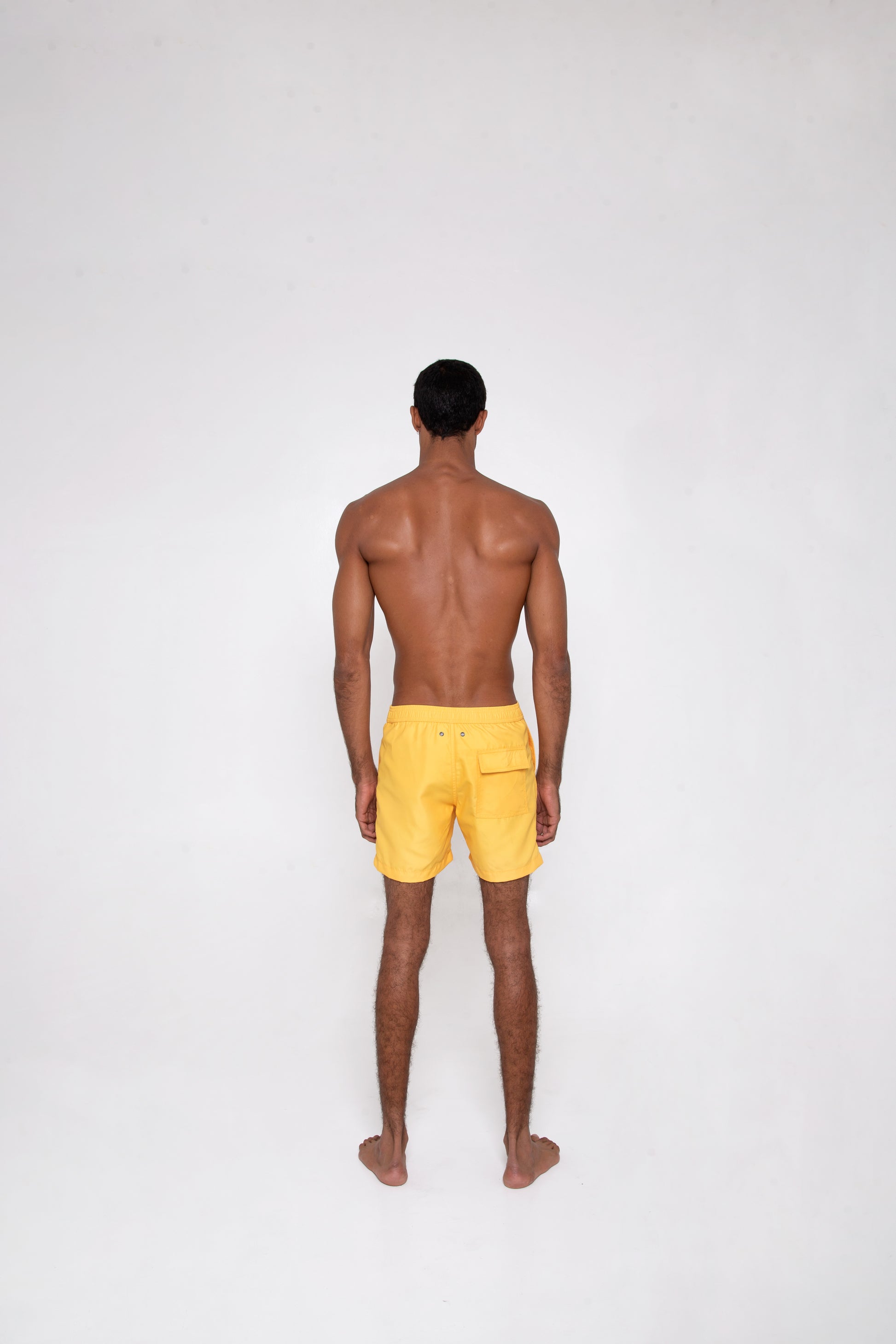 Daff Yellow Swim Shorts 