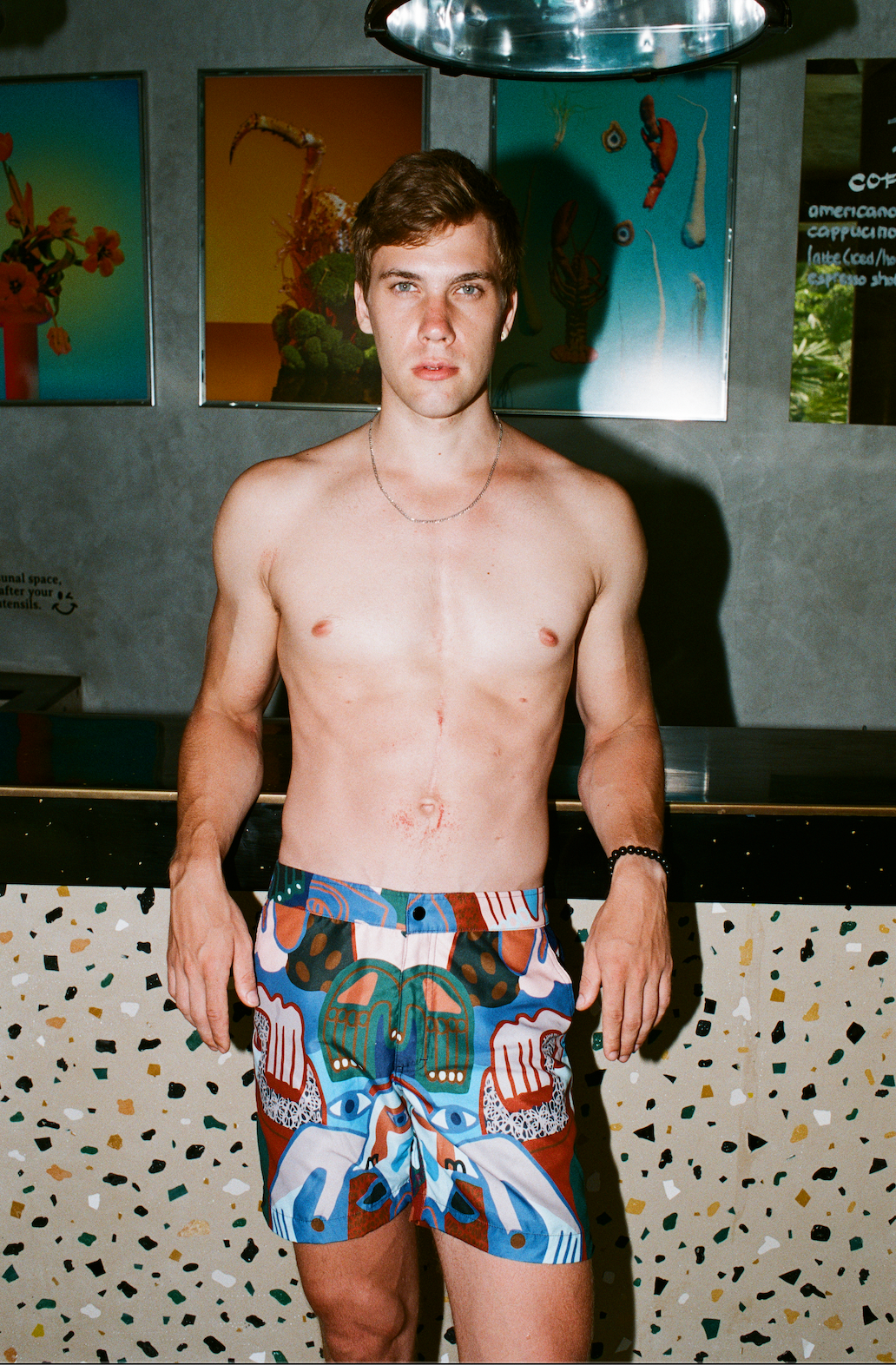 Multicolor Swim Shorts