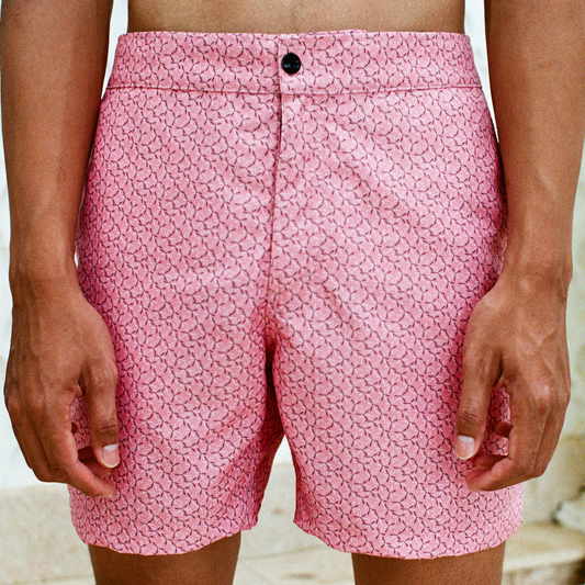 Men's Pink Swim Shorts